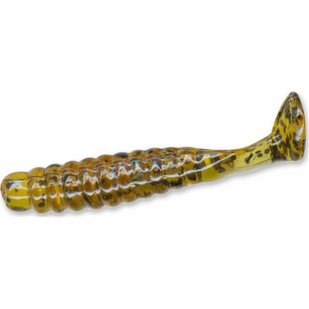 FIESTA 1.5 in. Crappie Slider Grub - Pumpkin Pepper FI2984702